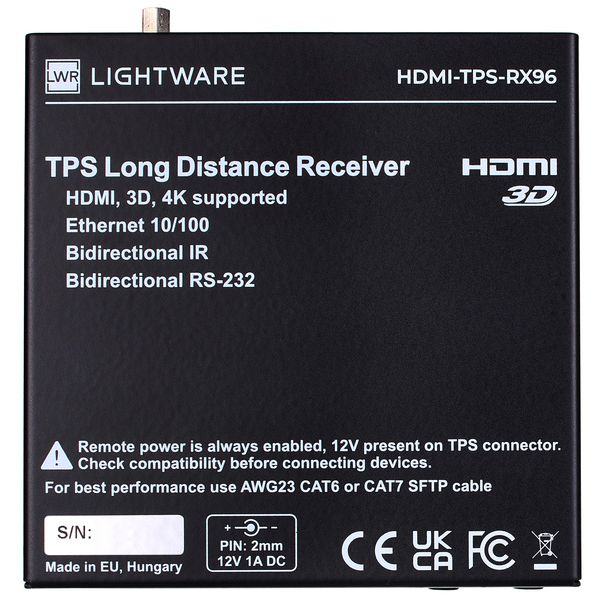 Lightware HDMI-TPS-RX96 HDBaseT Extender