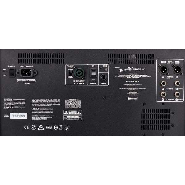 Fender Rumble Stage 800 Bundle