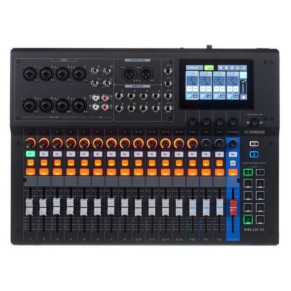 Yamaha MGX16 BK Case Bundle