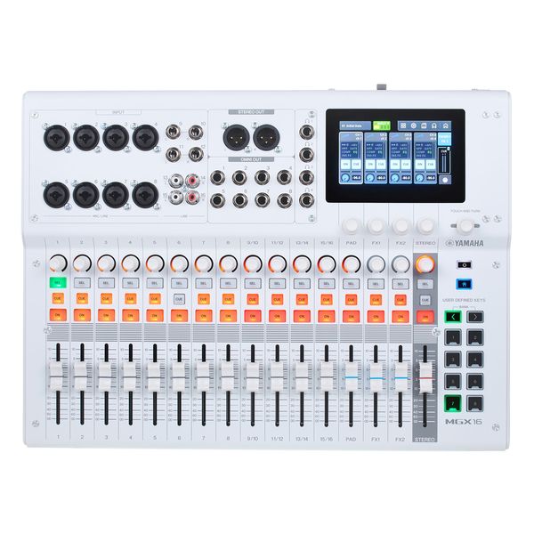 Yamaha MGX16 WH Case Bundle