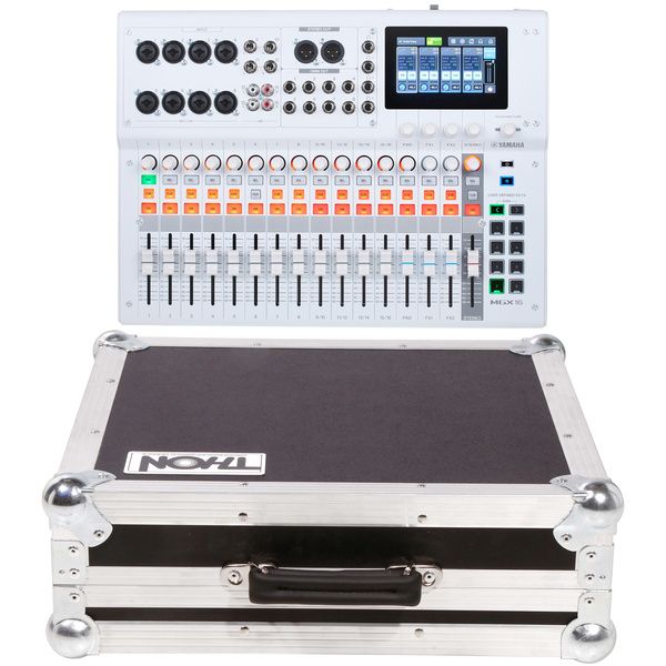 Yamaha MGX16 WH Case Bundle