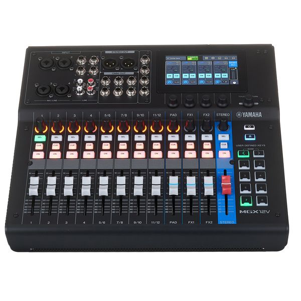 Yamaha MGX12V BK Case Bundle