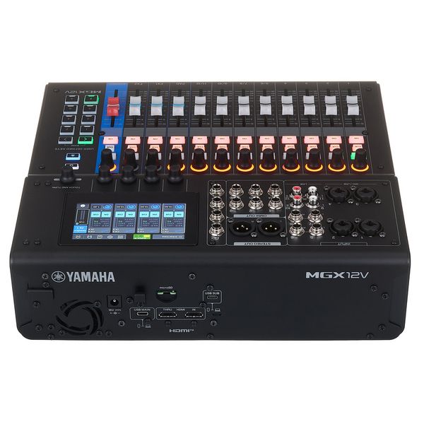 Yamaha MGX12V BK Case Bundle