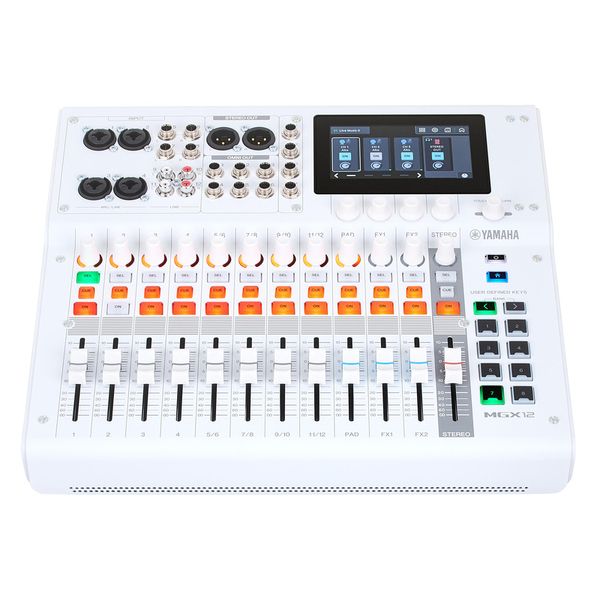 Yamaha MGX12 WH Case Bundle