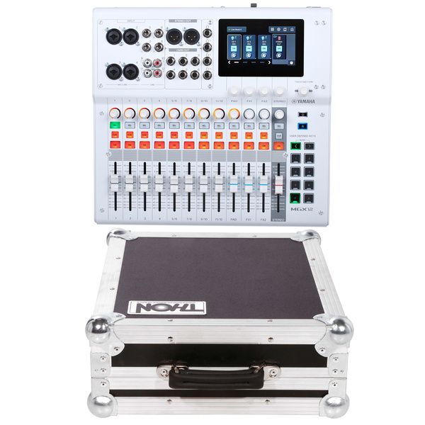 Yamaha MGX12 WH Case Bundle