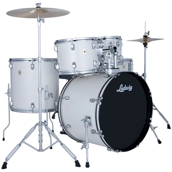 Ludwig Accent Drive 5pc Snow Dust