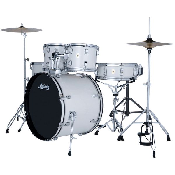 Ludwig Accent Drive 5pc Snow Dust