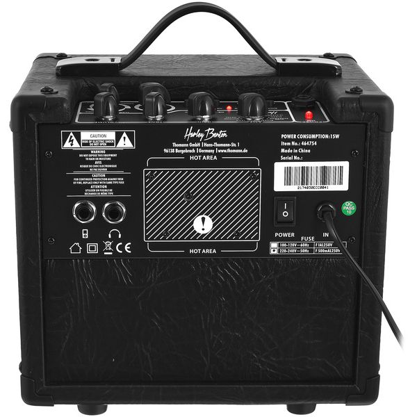 Harley Benton RG-Junior BK LH JamPack Bundle