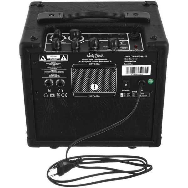 Harley Benton RG-Junior BK LH JamPack Bundle