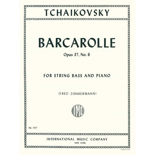 International Music Company Tschaikowsky Barcarolle op.37