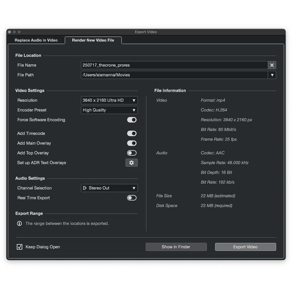 Steinberg Nuendo 15 Update from Vers. 14