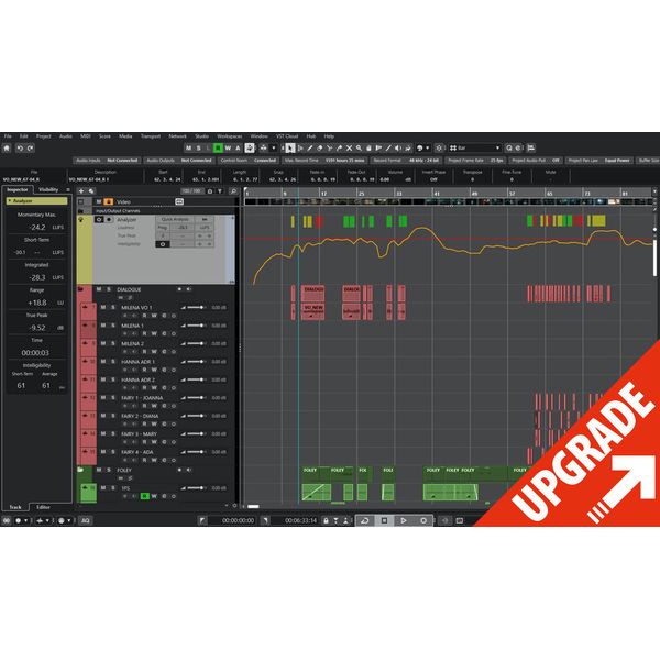 Steinberg Nuendo 15 Update from Vers. 14