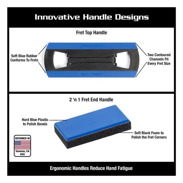MusicNomad Guitar Fret Leveling Kit MN872