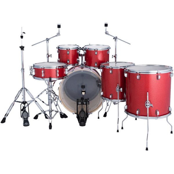 Ludwig Evolution 22" 6pc Crimson Spkl