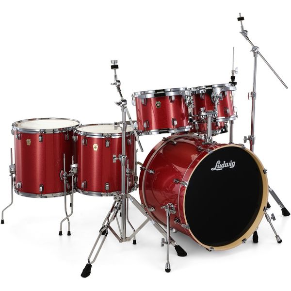 Ludwig Evolution 22" 6pc Crimson Spkl