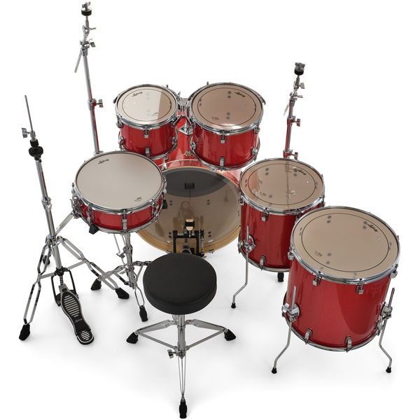 Ludwig Evolution 22" 6pc Crimson Spkl