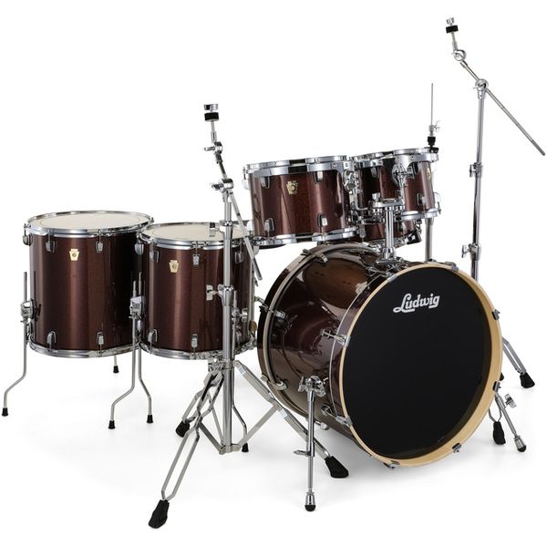 Ludwig Evolution 22" 6pc Caramel Spkl
