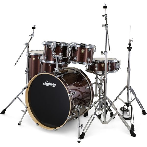 Ludwig Evolution 22" 6pc Caramel Spkl