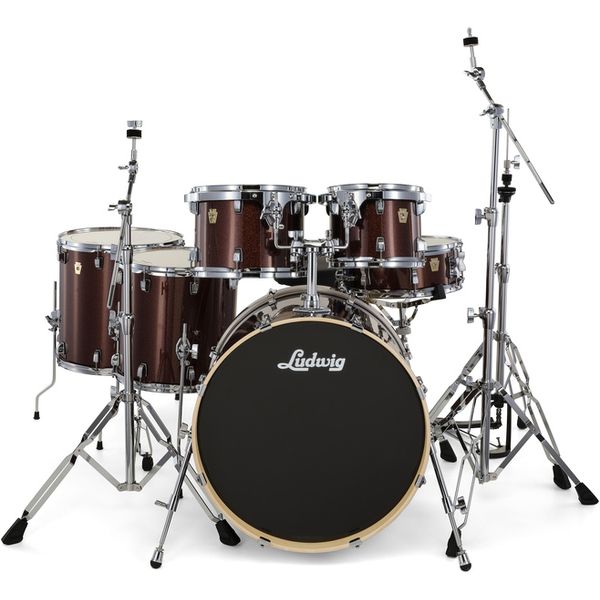 Ludwig Evolution 22" 6pc Caramel Spkl