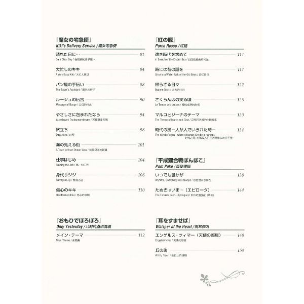 Yamaha Music Entertainment Studio Ghibli 77 Selections