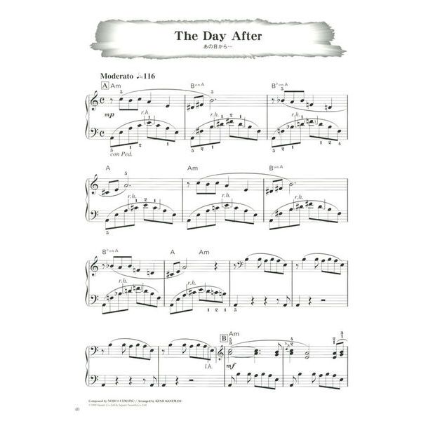 Yamaha Music Entertainment Final Fantasy Super Best Piano