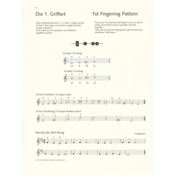 Schott Daumenlage Violoncello