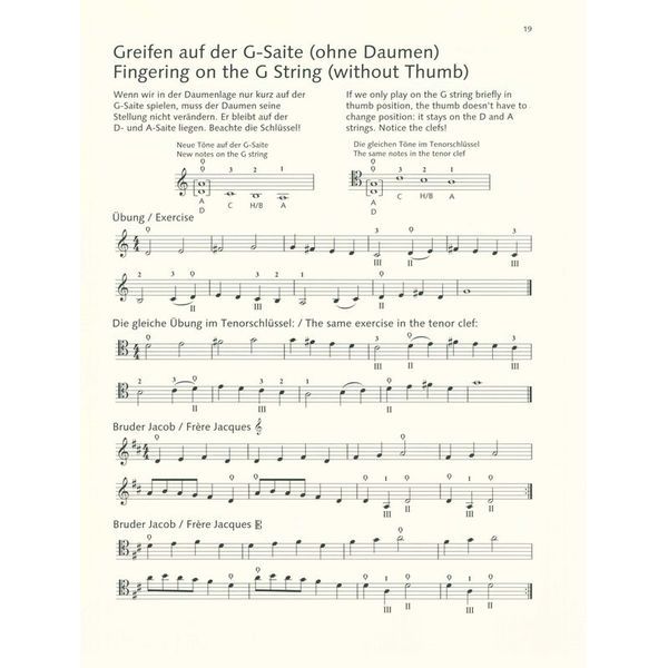Schott Daumenlage Violoncello