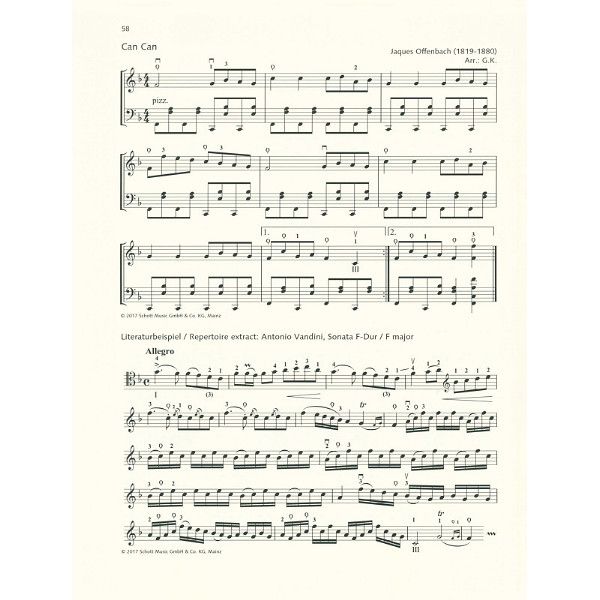 Schott Daumenlage Violoncello