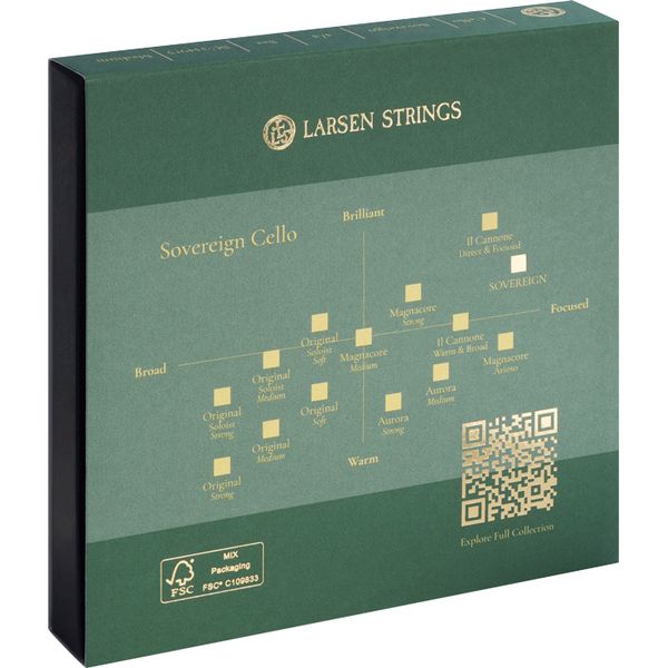 Larsen Sovereign Cello Strings 4/4