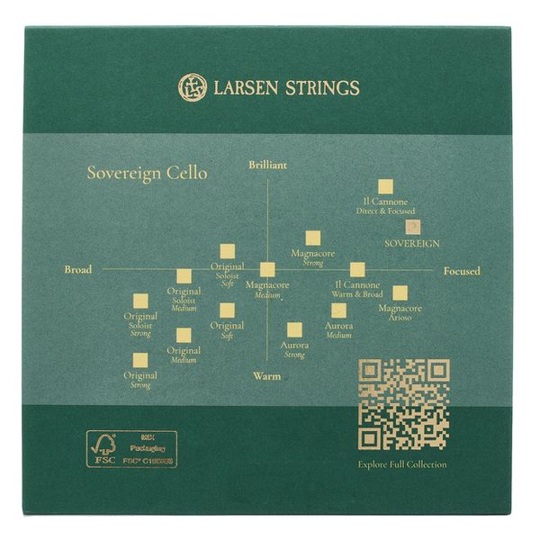 Larsen Sovereign Cello Strings 4/4