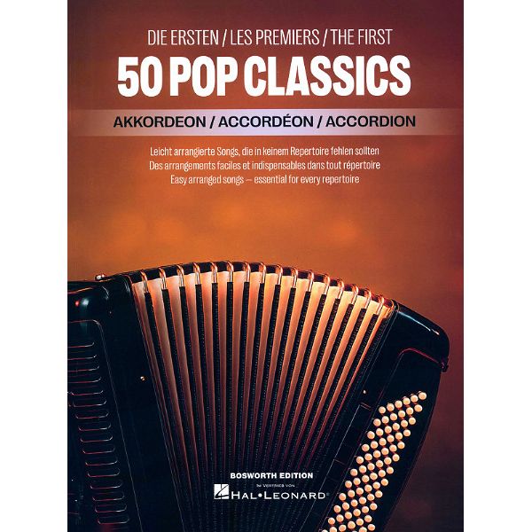 Bosworth 50 Pop Classics Accordion