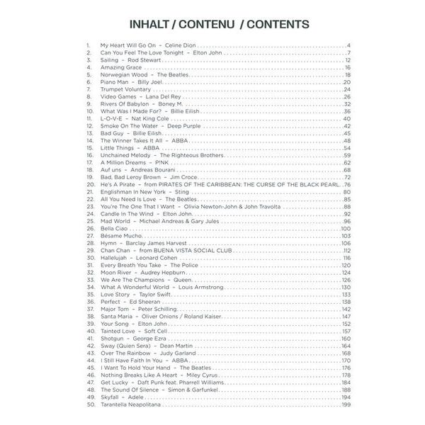 Bosworth 50 Pop Classics Accordion