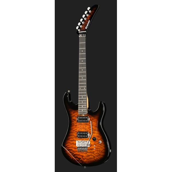 Kramer Guitars The 84 HH Quilt Orange Burst