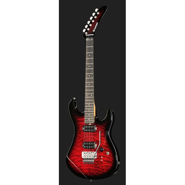Kramer Guitars The 84 HH Quilt Red Burst