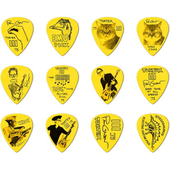 Dunlop Paul Gilbert Tortex TIII 12