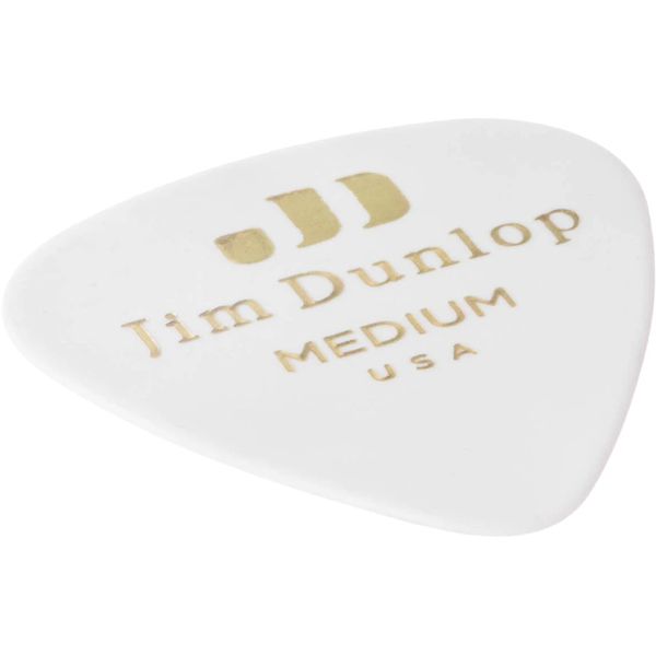 Dunlop Celluloid White Pick Medium