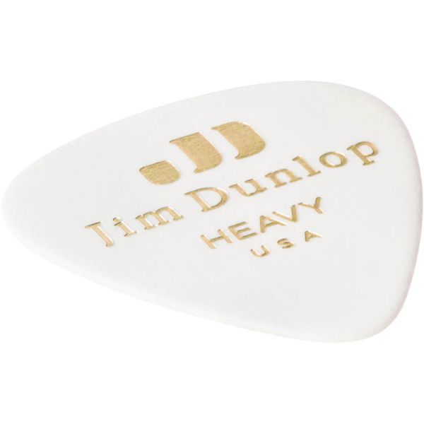 Dunlop Celluloid White Pick Heavy