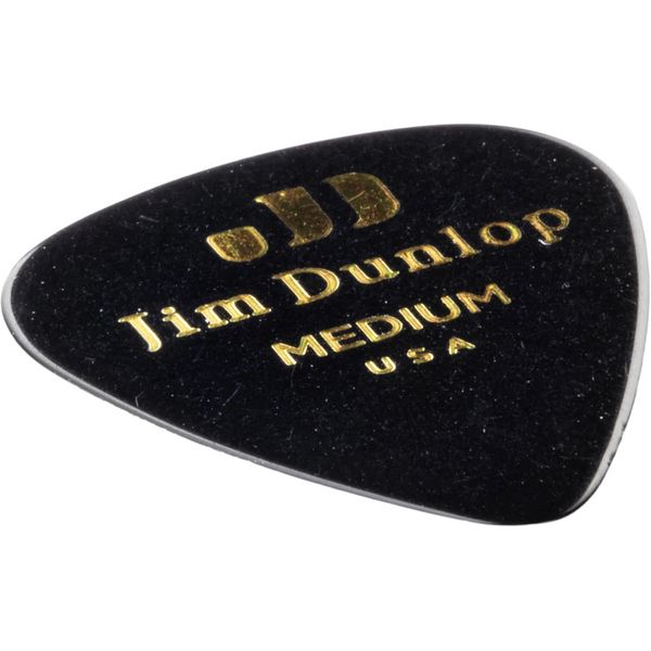 Dunlop Celluloid Black Pick Medium