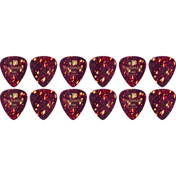 Dunlop Celluloid Shell Pick Thin