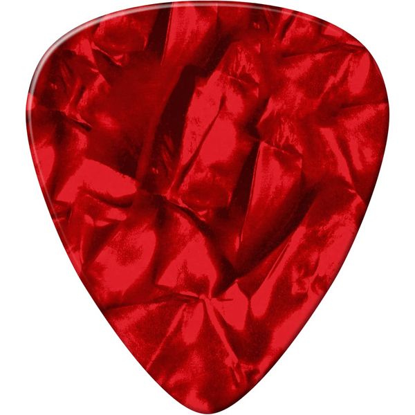 Dunlop Celluloid Red Pearloid Medium