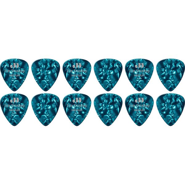 Dunlop Celluloid Turquois Pearloid MD