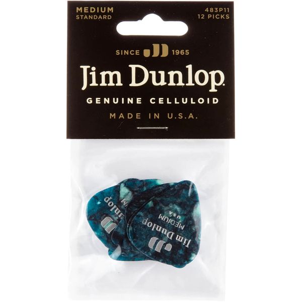 Dunlop Celluloid Turquois Pearloid MD