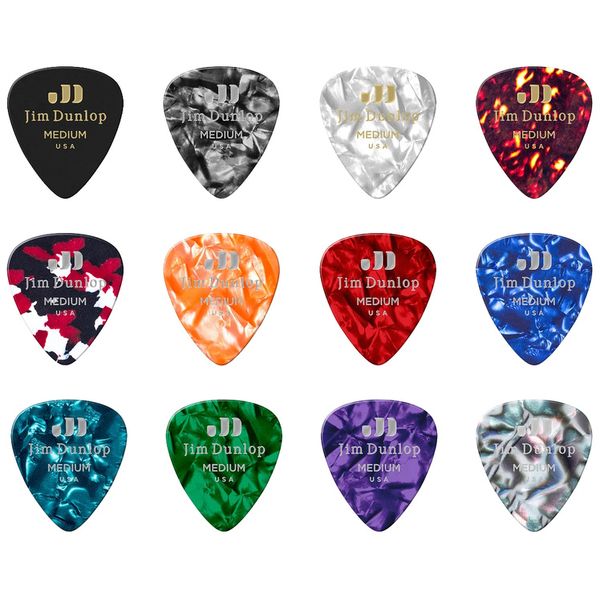 Dunlop Celluloid Medium Variety Pack