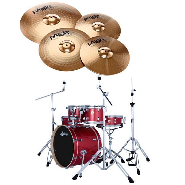 Ludwig Evolution Bundle 20" Crimson