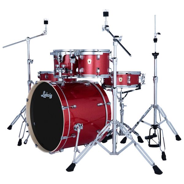 Ludwig Evolution Bundle 22" Crimson