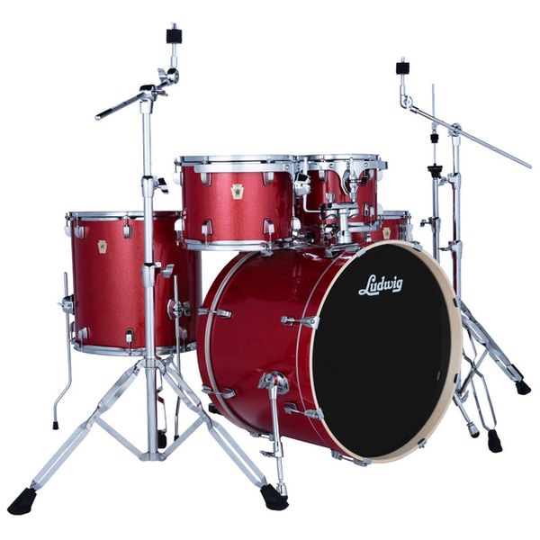 Ludwig Evolution Bundle 22" Crimson