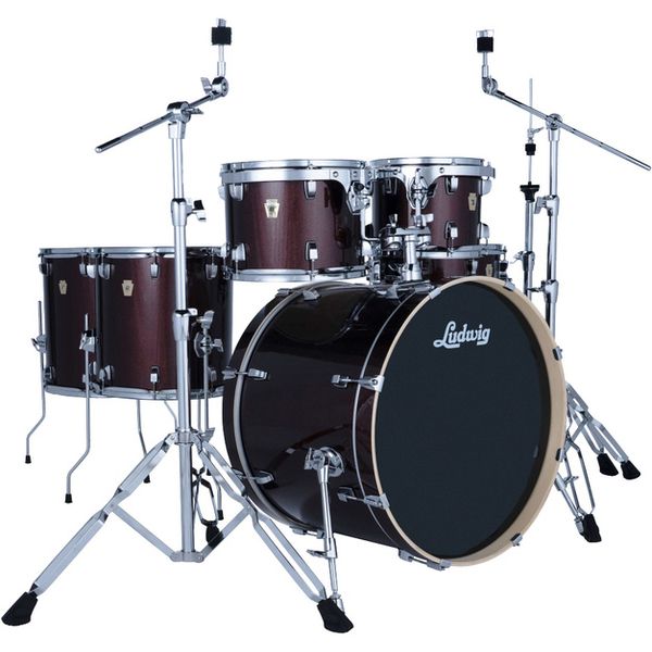 Ludwig Evolution Bundle 22" 6pc Caram