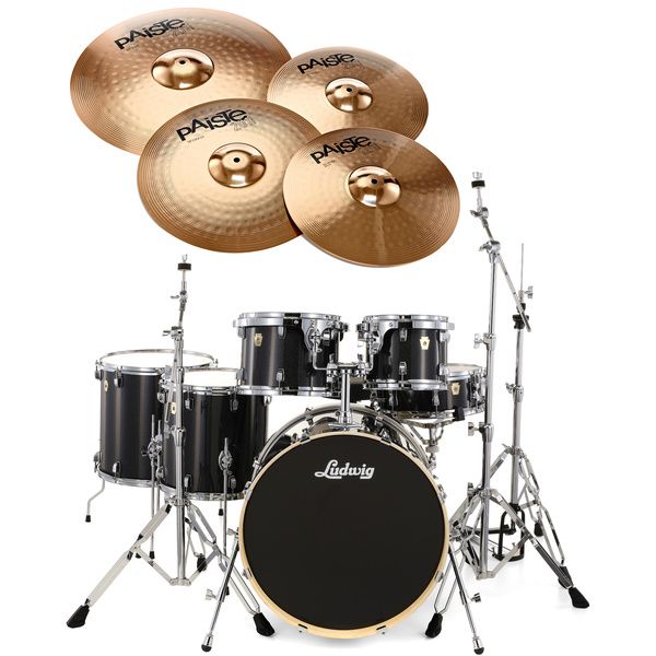 Ludwig Evolution Bundle 22" 6pc M. D.