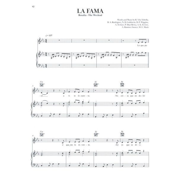 Hal Leonard Rosalía Collection