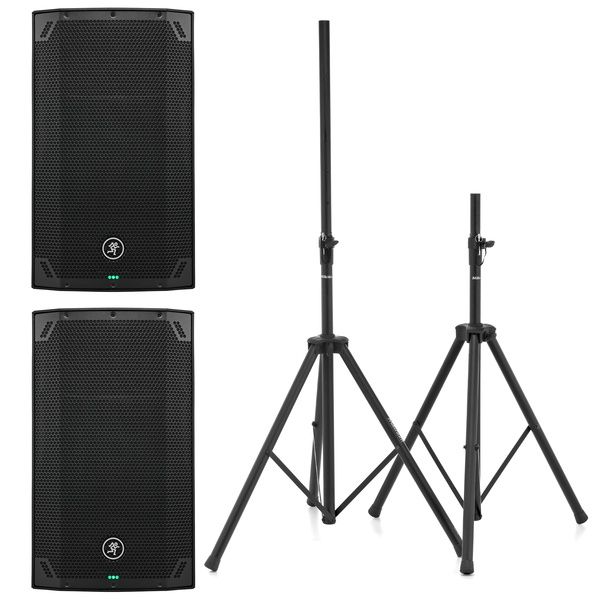 Mackie Thump 12v4 Stereo Stand Bundle